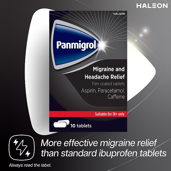 Panmigrol Migraine And Headache Relief 10 Tablets