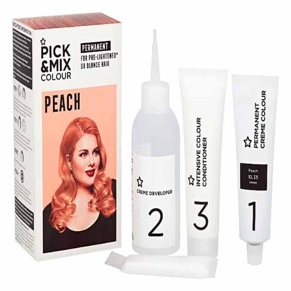 Superdrug Pick & Mix Permenant Hair Dye Denim Peach