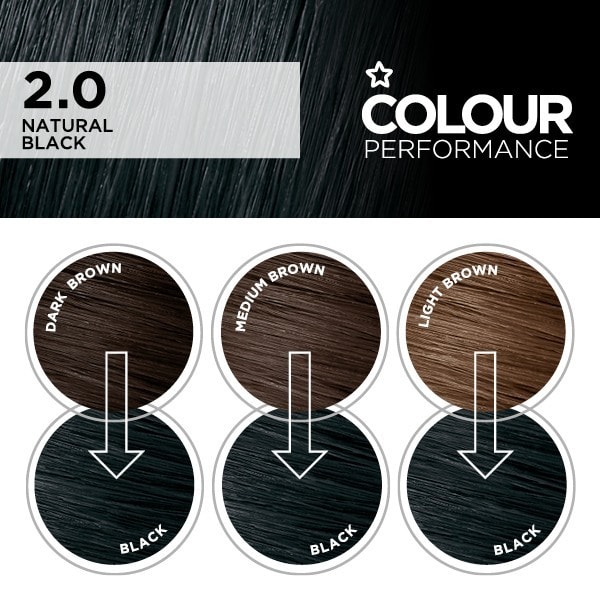 Superdrug Colour Performance 2.0 Natural Black