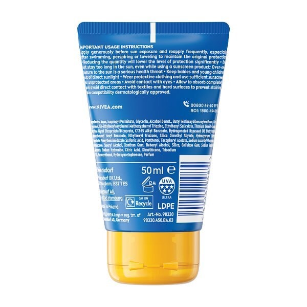 NIVEA SUN Kids Protect & Care Sun Cream SPF50+ 50Ml
