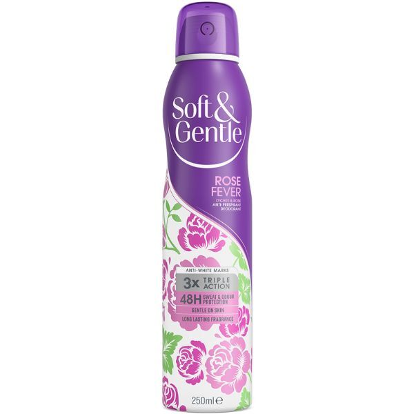 Soft & Gentle Aerosol  Rose Fever 250Ml