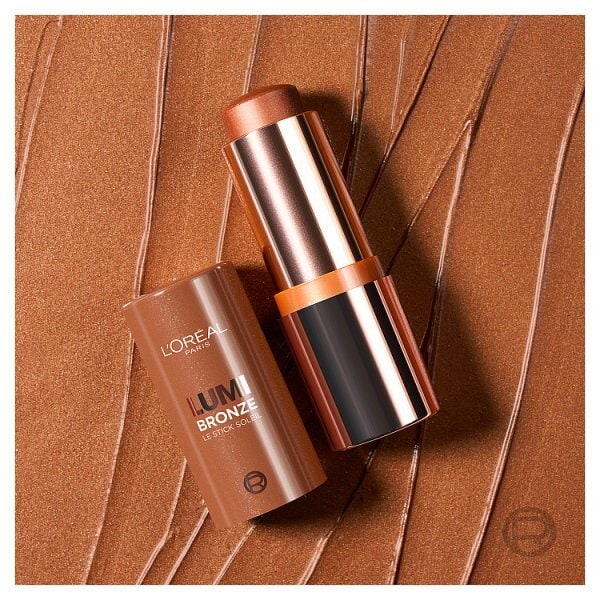 L'Oréal Paris Bronzer, Lumi Bronze Le Stick Soleil, Cream-to-Powder Bronzer Stick, Sunset Dore