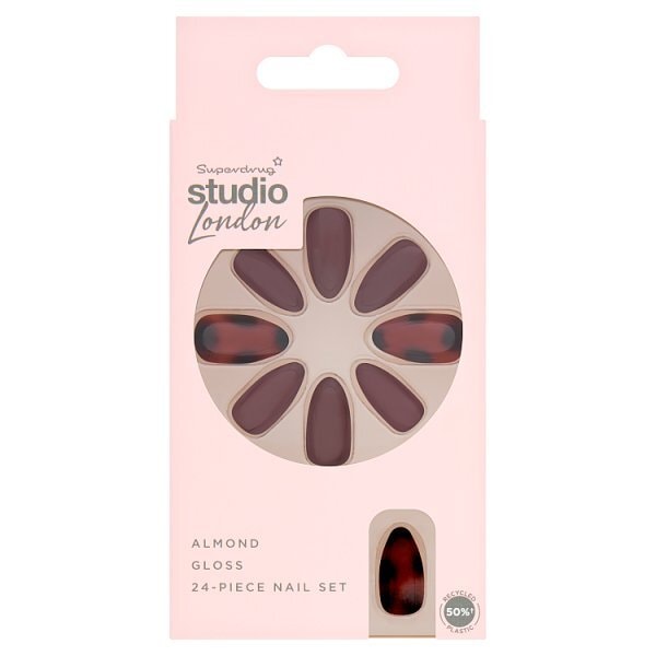 Studio London Brown Tortoise Nails