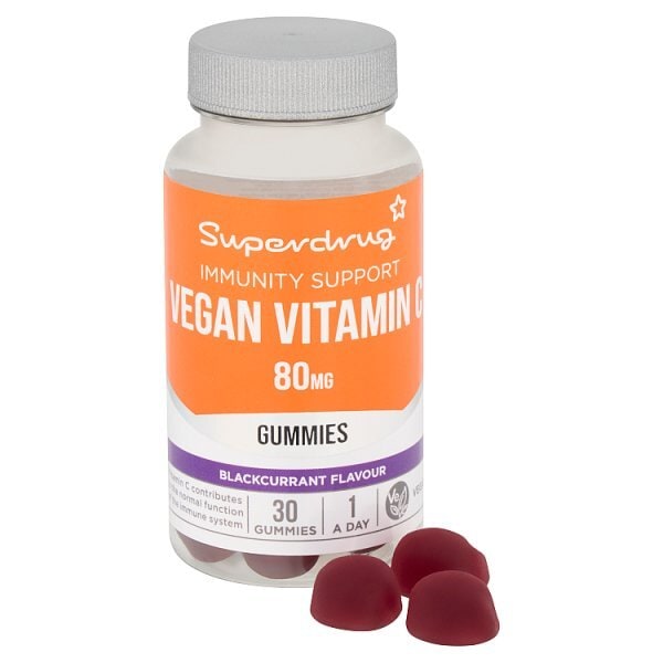 Superdrug Vegan Vitamin C Gummies 30s