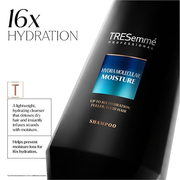 Tresemmé Shampoo Hydra Molecular Moisture 400ml