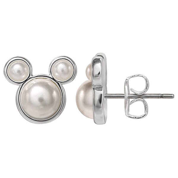 Disney Mickey Mouse Pearl Stud Earrings