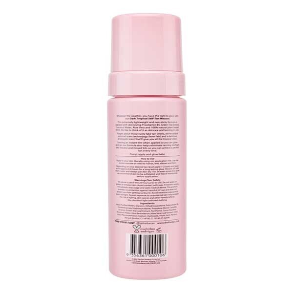 The Fox Tan Dark Tropical Self-Tan Mousse 200ml