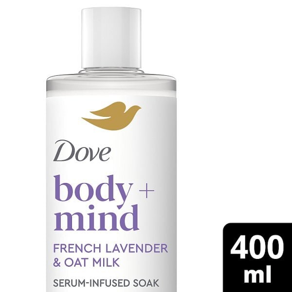 Dove Bath Soak body+mind Lavender & Oat Milk 400Ml