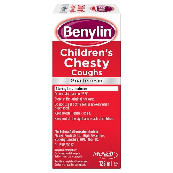 Benylin Children's Chesty Coughs 6+ Years Cough Syrup 125ml