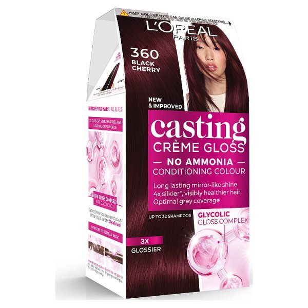 L'Oréal Casting Crème Gloss - 360 Black Cherry Semi-Permanent Hair Dye
