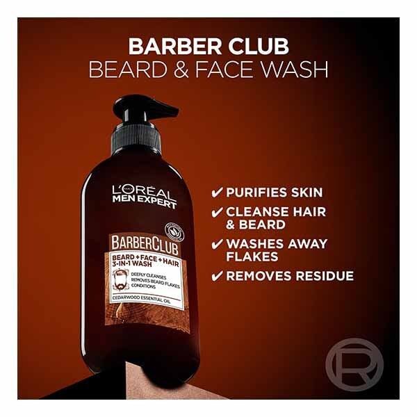 LOreal Men Expert Barber Club Beard Face Wash 200ml