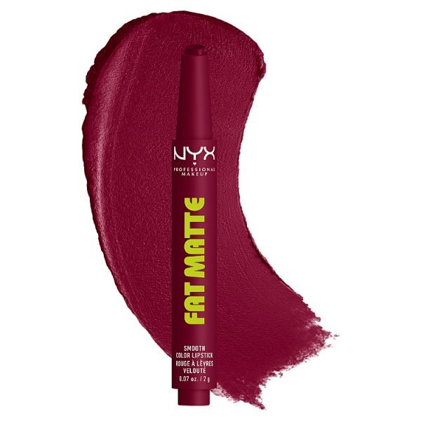 NYX Professional Makeup Fat Matte Lipstick, Berry Smooth