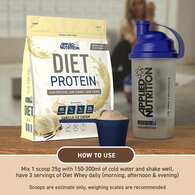 Applied Nutrition Diet Protein Vanilla Ice Cream 450g
