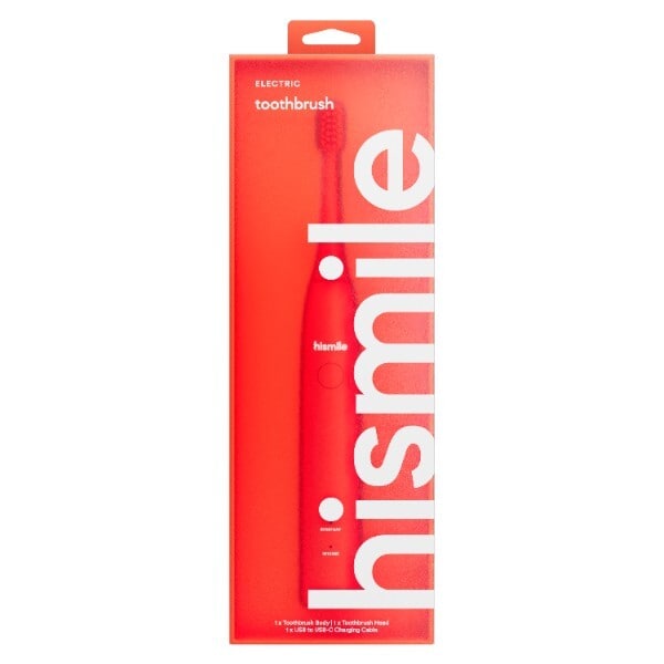 HiSmile Electric Toothbrush Bright Red