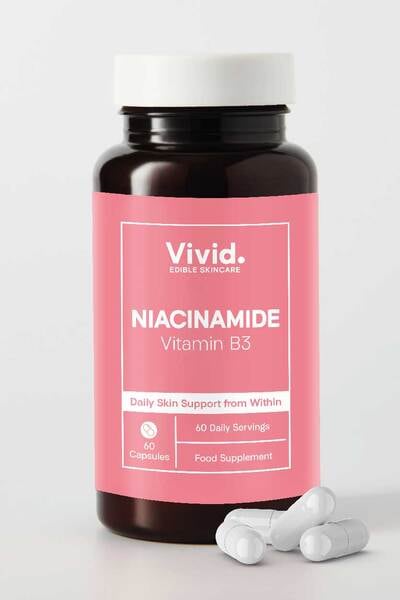 Vivid Niacinamide Edible Skincare Capsules 60S