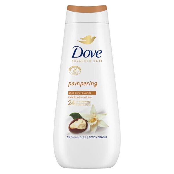 Dove Pampering Advanced Care Body Wash Shower Gel 400Ml