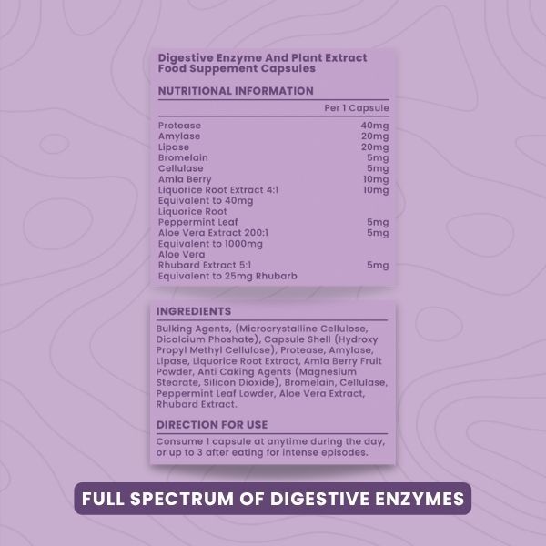 Your Good Health Co Digest & Debloat Capsules 30S