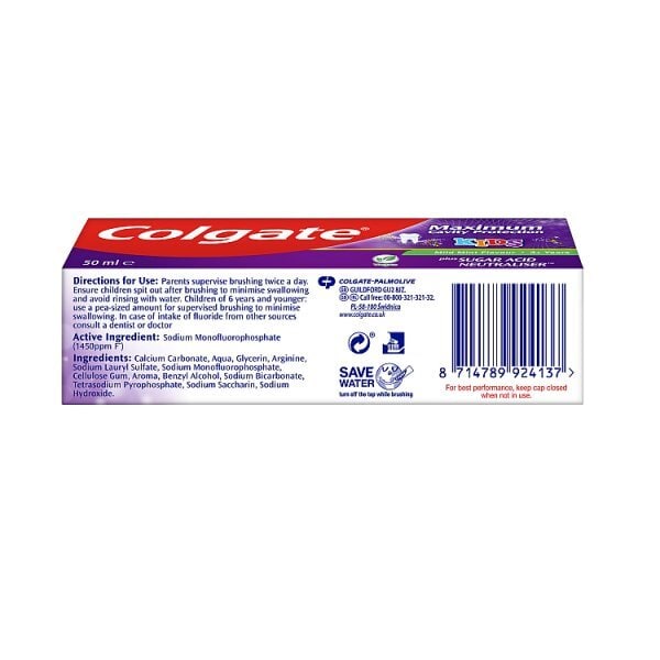 Colgate Maximum Cavity Protect Kids Toothpaste 3+ Years 50ml