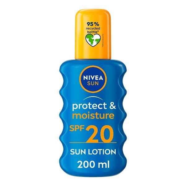 NIVEA SUN Sun Cream Spray Protect & Moisture SPF20 200ml