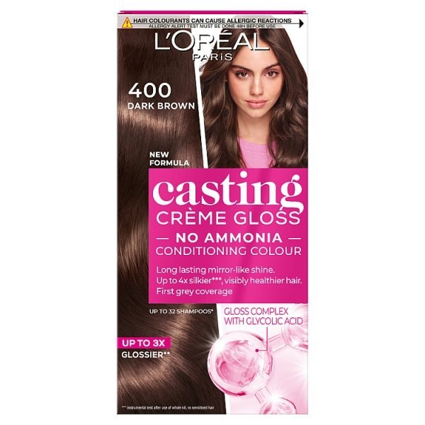 Casting Creme Gloss 400 Dark Brown Semi Permanent Hair Dye