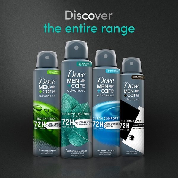 Dove Men Advanced Antiperspirant Deodorant Eucalyptus and Mint 200ml