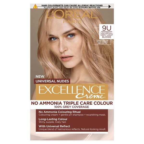 Excellence Crème Universal Nudes 9U Blonde Hair Dye