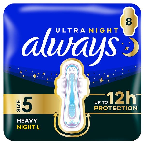 Always Ultra Sanitary Towels Secure Night (S4) Wings