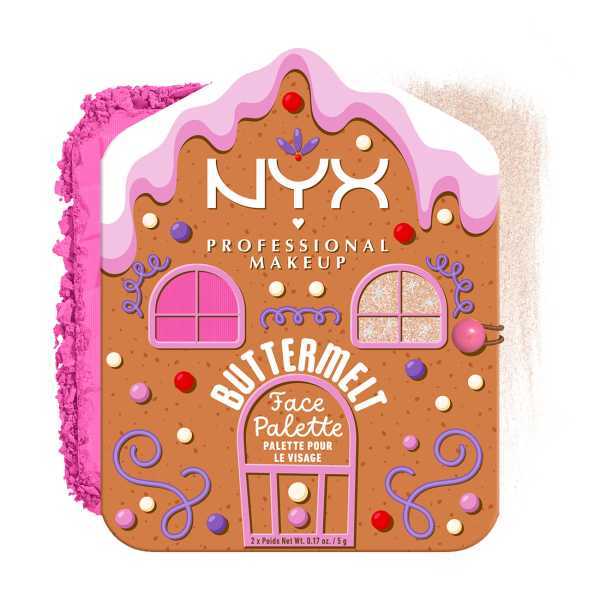 NYX Professional Makeup Buttermelt Face Palette Light/Medium