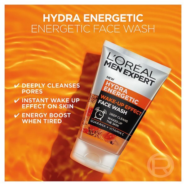 L'Oreal Paris Men Expert Hydra Energetic Face Wash 100ml