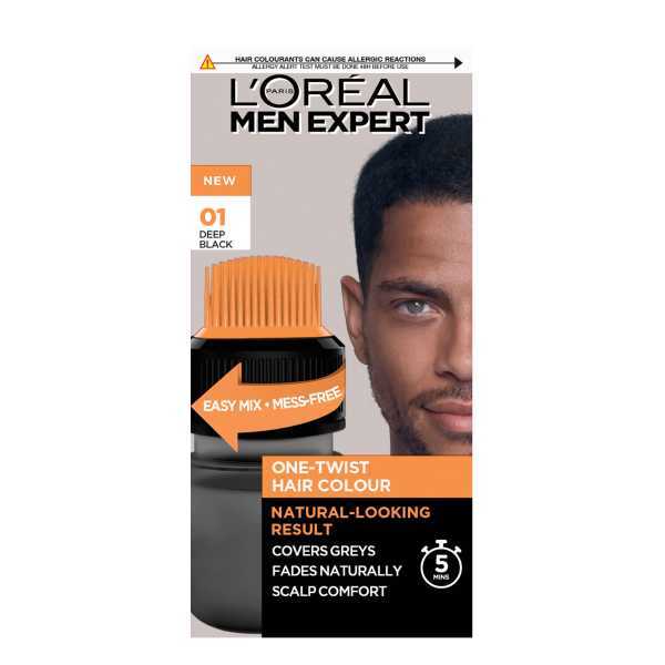 L'Oreal Men Expert Semi-Permanent Hair Colour 01 Deep Black