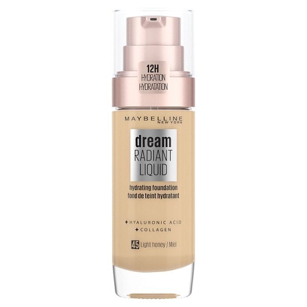 Maybelline Dream Radiant Liquid Foundation 45 Light Honey