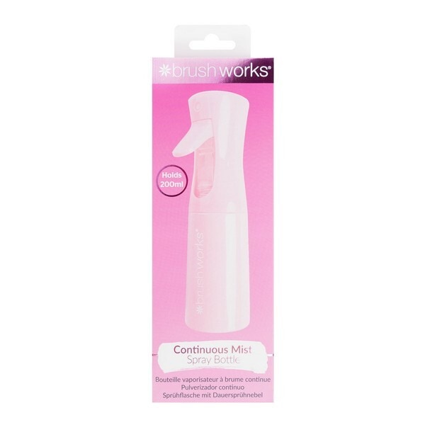 Brushworks Continuous Mist Spray Bottle - Pink