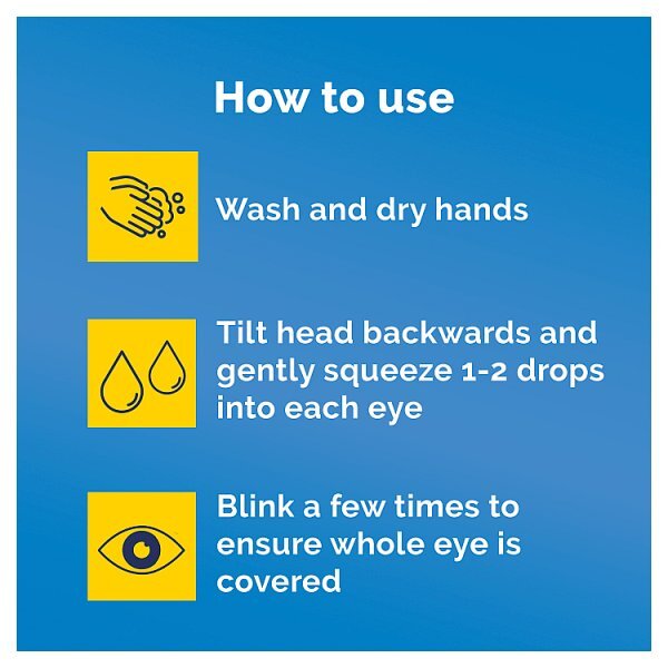 Optrex Double Action Drops Itchy Watery Eyes Soothing 10ml
