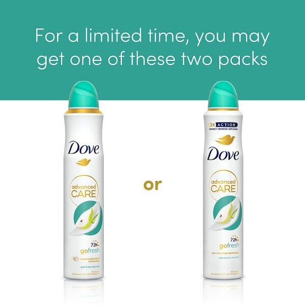 Dove Anti-Perspirant Deodorant Spray Pear & Aloe Vera 200ml