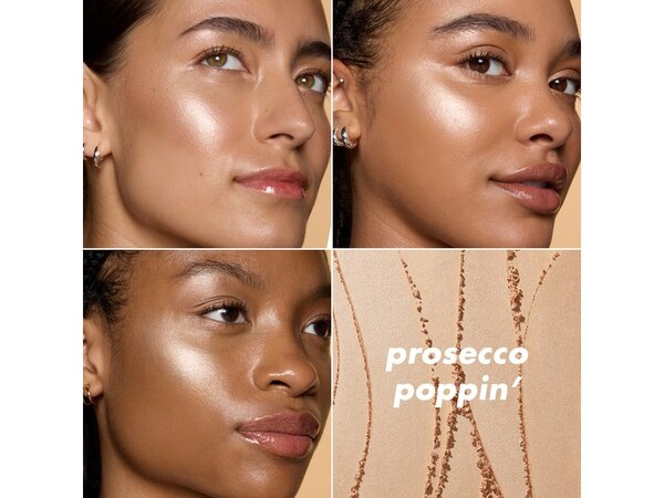E.L.F. Halo Glow Silky Powder Highlighter Prosecco Poppin'