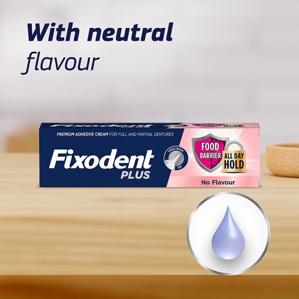 Fixodent Plus Food Seal Denture Adhesive 40ml