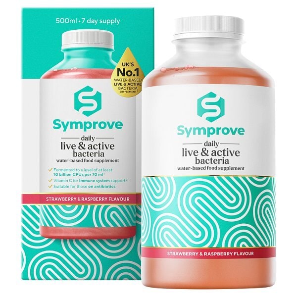 Symprove Daily Gut Solution Strawberry & Raspberry 500ml
