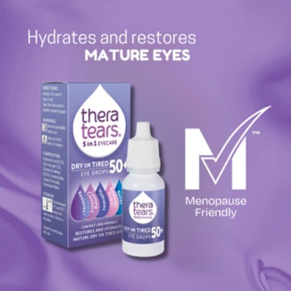 Thera Tears 5 In 1 Dry Or Tired 50+ Eye Drops 10ml