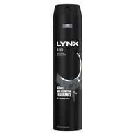 Lynx Deodorant Aerosol Bodyspray Xxl Black 250ml