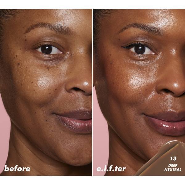 e.l.f. Halo Glow Skin Tint Foundation - SPF 50 13 Deep Neutral