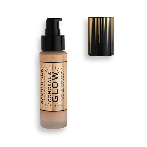 Revolution Conceal & Glow Foundation F3
