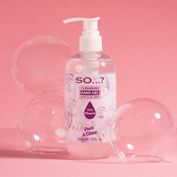 So…? Pure & Clean Hand Sanitizer Gel with Aloe Vera 300ml