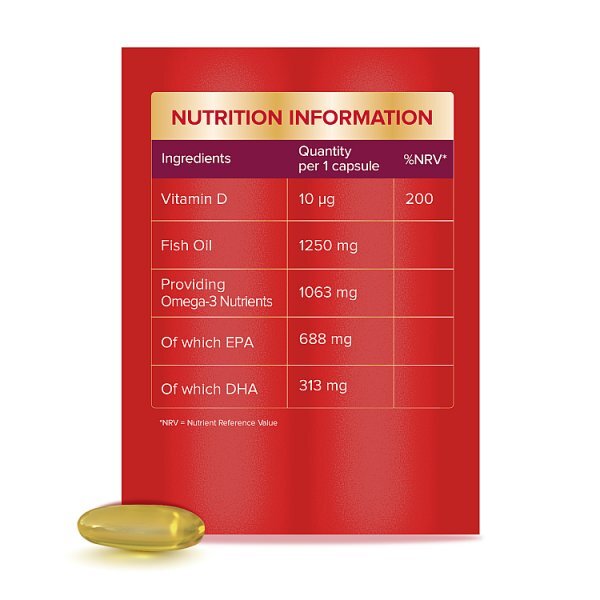 Seven Seas Omega-3 Max Strength with Vitamin D