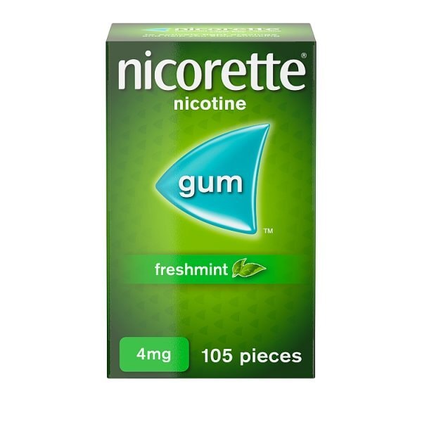 Nicorette® Freshmint 4mg Nicotine Gum 105s (Stop Smoking)