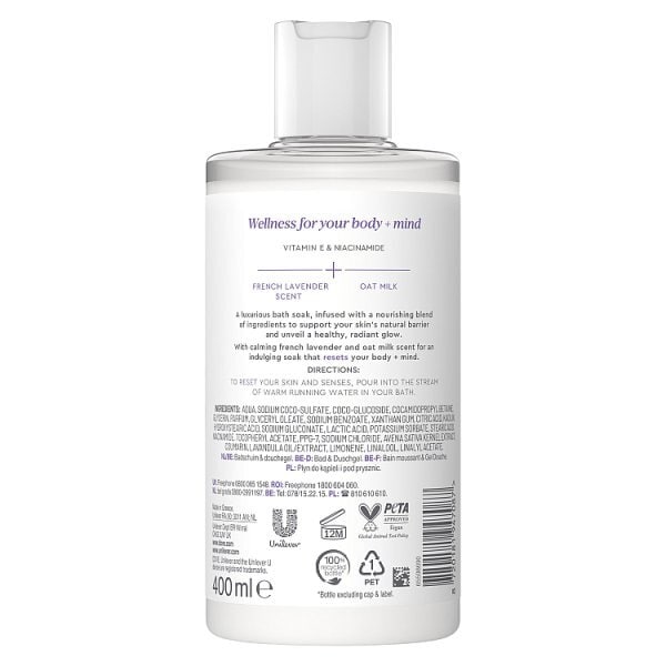 Dove Bath Soak body+mind Lavender & Oat Milk 400Ml