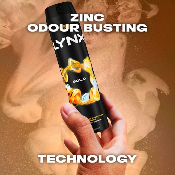 Lynx Gold Aerosol Body Spray 250 ml