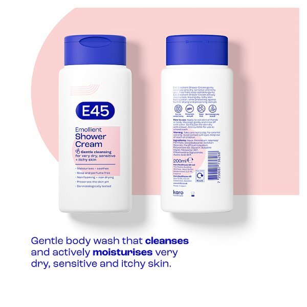 E45 Emollient Shower Cream 200ml