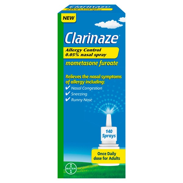 Clarinaze Nasal Spray For Hayfever 140 Sprays