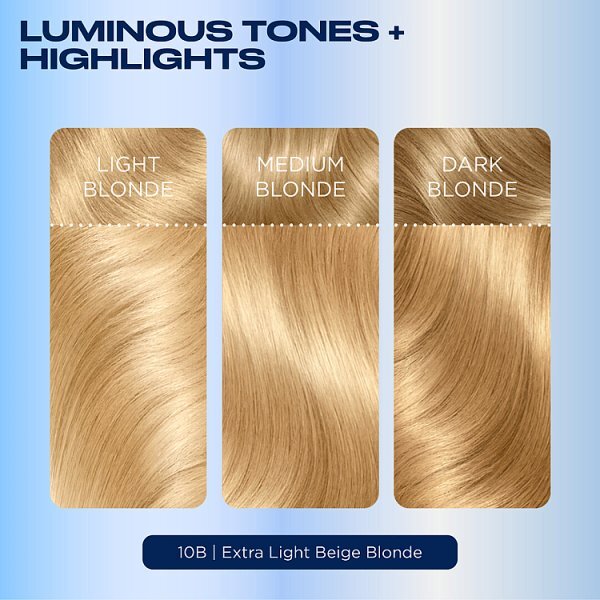 Clairol Nice'N Easy Crème Permanent Hair Dye 10B Light Beige Blonde