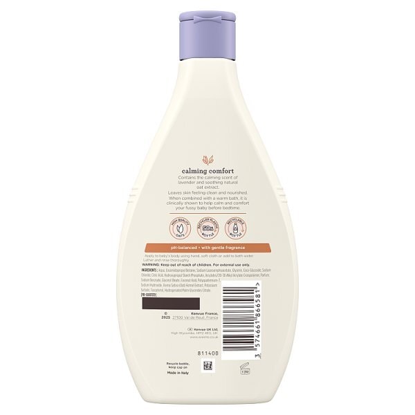 Aveeno Baby Calming Comfort Bedtime Baby Bath & Wash 400ml